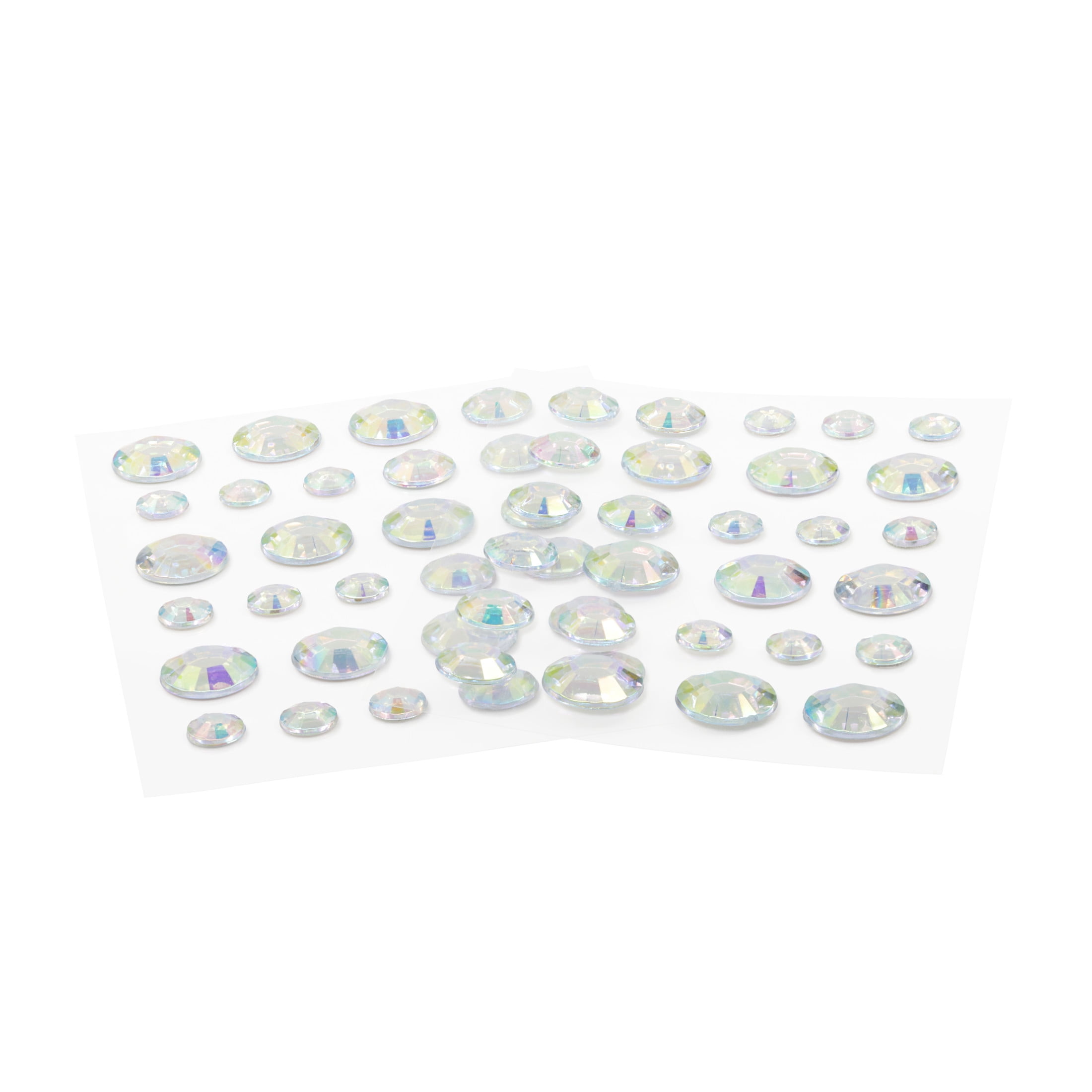 Hello Hobby Accessories Adhesive Gems Clear, 54 piece
