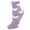 Purple, variant on CTM Hearts Soft and Cozy Lounge Socks by Wootie (1 Pair) (Women)