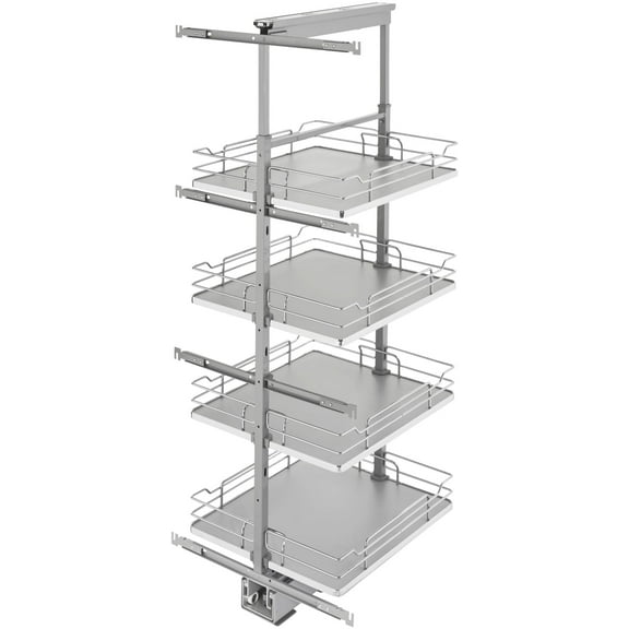 Rev-A-Shelf Soft-Close Chrome Pull Out Pantry