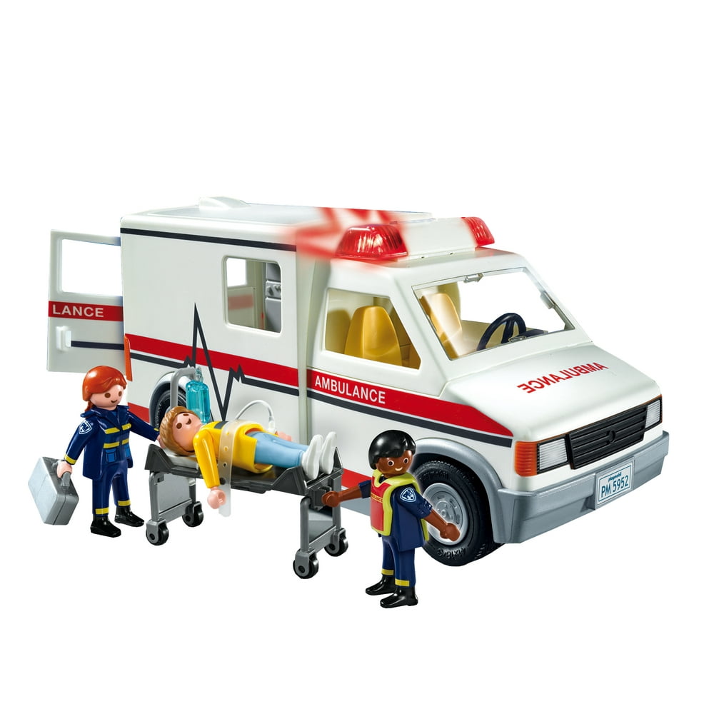 PLAYMOBIL Rescue Ambulance Vehicle Playset
