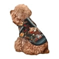 thumbnail image 5 of Honeii Cat Asleep Among Flowers Print Small Dog Hoodies Pet Hooded Sweatshirts Fall Winter Puppy Cat Sweaters Warm Clothes for Small Dogs Outfits Costume-Large, 5 of 7