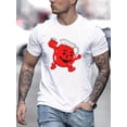 thumbnail image 1 of Playera de Manga Corta con gráfico Favorito de Run Camisa para HombreBig & Tall Men's Summer T-Shirt - Cartoon Aid for Man Graphic, Casual Short Sleeve Tee, Breathable 100% Cotton, Machine Washable, 1 of 7
