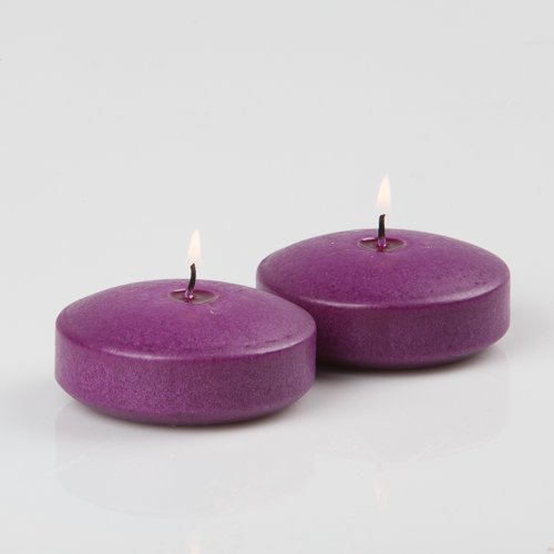 Richland Floating Candles Purple 3" Set of 12