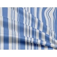 thumbnail image 4 of oneOone Rayon Light Blue Fabric Stripes Fabric For Sewing Printed Craft Fabric By The Yard 56 Inch Wide, 4 of 5