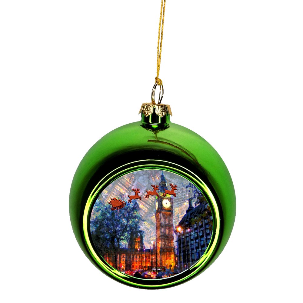 London Holiday Ornament Big Ben Ornament London Christmas Ornament ...