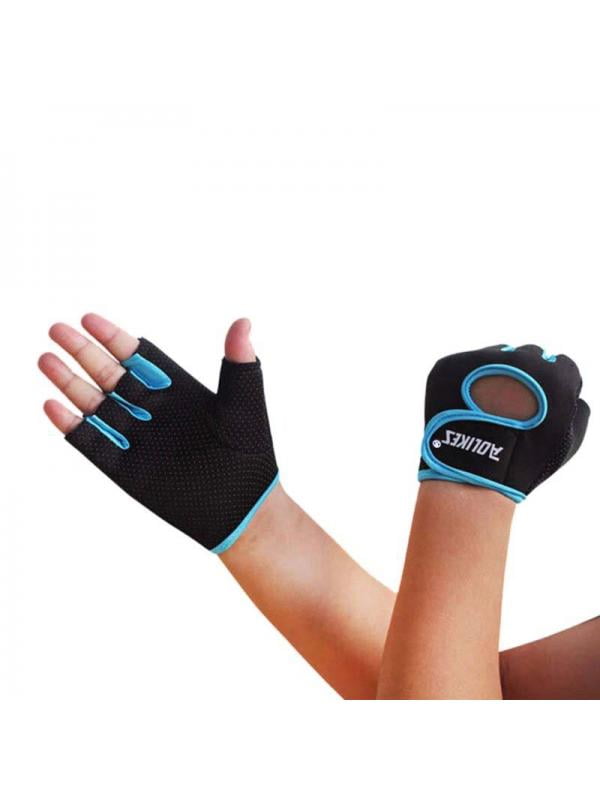 Details about   Breathable Half Finger Mittens Riding Hand Gloves Non slip Palm Bicycle Gloves 