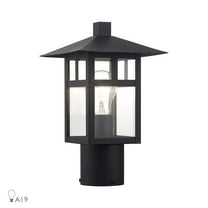 Livex Lighting - Crestlake - 1 Light Medium Outdoor Post Top Lantern-11.75