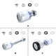 thumbnail image 5 of Aireador de grifo de 360 ​​grados de presión giratoria de aumento de la cabeza de agua ajustable lavable lavabo grifo burbujeador rociador Juegos de accesorios de baño Transparente Corto Yuarrent HA012280-03, 5 of 6