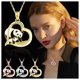 thumbnail image 3 of Collar Cadena Joyería Femenina Pandas Colgante Moda Collar Corazón Pandas Collarbone Collares Colgantes, 3 of 7