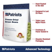 4Patriots Fruit, Veggie & Snack Emergency Food Supply Survival Kit, Perfect for Camping, Freeze Dried Preparedness Food, Designed to Last 25 Years, Be Ready with 120 Servings of Vital Nutrition…