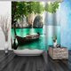 thumbnail image 2 of 2026 3D Bathroom Curtain with Hook Rings Polyester, 2 of 5