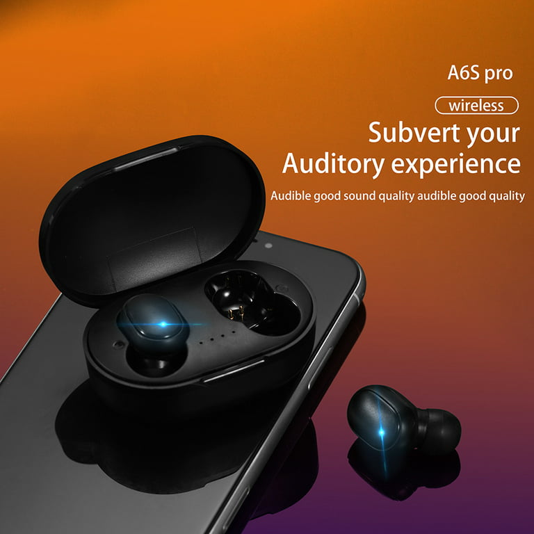 True Wireless Earbuds TWS Stereo Earphones Bluetooth 5.0 Headphones with  Touch Control IPX4 Waterproof Sports Headphones with Dual Noise Reduction 