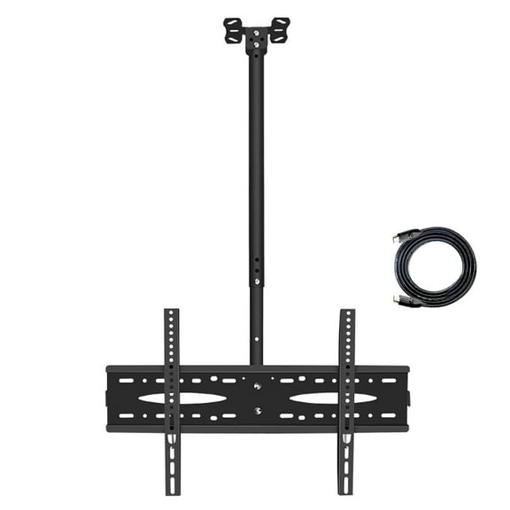 70 Inch TV Wall Mount, Ceiling TV Mount- Hanging TV Mount Bracket Fits 32-70 Inch LCD LED OLED 4K TVs, Flat Screen Display-TV Pole Mount Holds up 110lbs with VESA from 200x100mm to 600x400mm