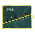 thumbnail image 3 of Bolsa De Almacenamiento Enrollable Para Herramientas De Lona Con 6 Bolsillos, Duradera, Portátil, Verde, Almacenamiento Para Llaves Inglesas O Herramientas Manuales, 3 of 3