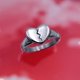 thumbnail image 1 of Ins gótico Punk corazón Rana calavera anillos para Mujeres Hombres Vintage gótico araña conejo sonrisa cara anillo pareja joyería de moda regalo Tan Jianjun unisex, 1 of 2