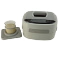 thumbnail image 5 of iSonic Ultrasonic Cleaner P4821, 2.6Qt/2.5 L, 60W Ultrasonic Stack Transducer, with 500 ml Single Beaker Holder Set for Diy Liposomal Vitamin C, 110V for North America, Beige (P4821+BHK01B), 5 of 11