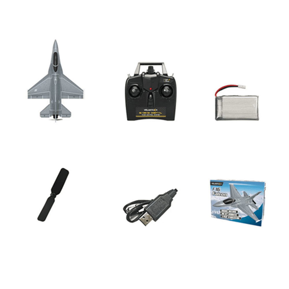 VOLANTEX F16 Falco Remote Control Aircraft Aerobatic 4CH RC Plane 2.4G 6-Axis Fixed Wing Fighter