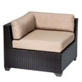 thumbnail image 1 of TKC Belle Outdoor Wicker Corner Chair in Wheat, 1 of 2