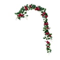 thumbnail image 2 of Table Decor,Rose Wreath 68.9in Rose Climber Wreath with Leaves Suitable for Room Party Office indoor and Outdoor Decoration,Red, 2 of 6