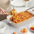 thumbnail image 6 of Ahot Deep Ceramic Baking Dish,  1 Elegant Design Lasagna Dish with Handles - Durable Baking Dish for Lasagna, Baking and Roasting, 6 of 6