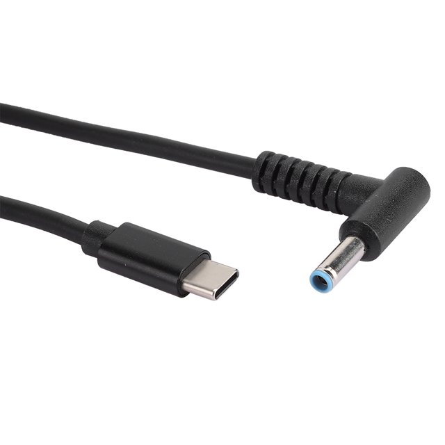 Cable de carga de CC PD Cable de alimentación para computadora Accesorio para notebook Tipo C a 4,5 x 3,0 con señuelo