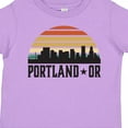 thumbnail image 4 of Inktastic Portland Oregon Skyline Retro Sunset Boys or Girls Toddler T-Shirt, 4 of 5