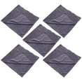 thumbnail image 4 of Miangastore Washcloth Grey 5Pcs 29.5X13.8In, 4 of 9