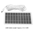 thumbnail image 5 of Cargador solar portátil TANGJMXG de panel solar de polisilicio 2W 5V, 5 of 5