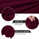 thumbnail image 4 of 4Uds Volantes Falda Extensible Comedor Silla Fundas Super Ajustado Silla Protector Hogar Decoraciones borgoña, 4 of 9