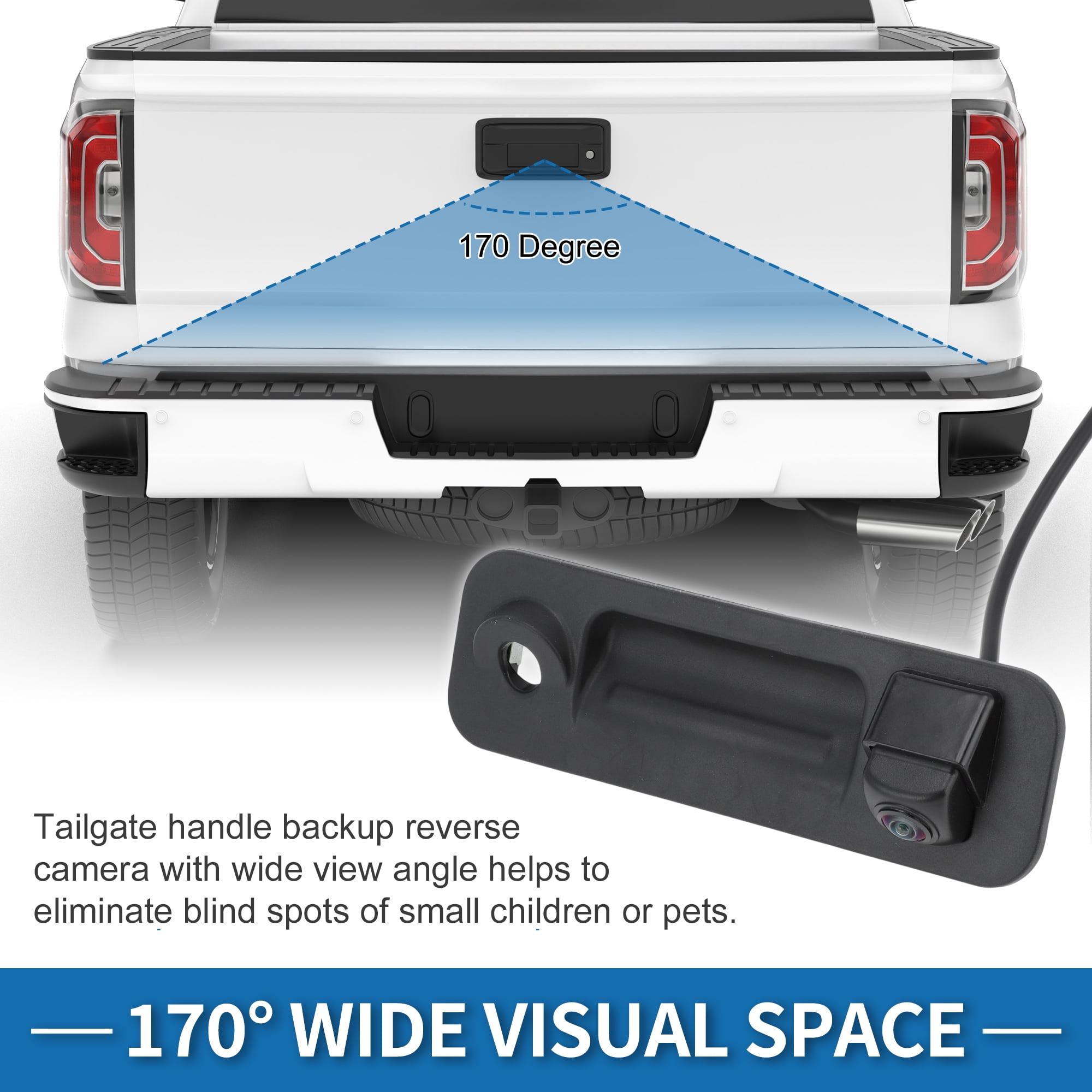 Unique Bargains Tailgate Handle Rear View Camera for Hyundai Sonata 2015 2016 2017