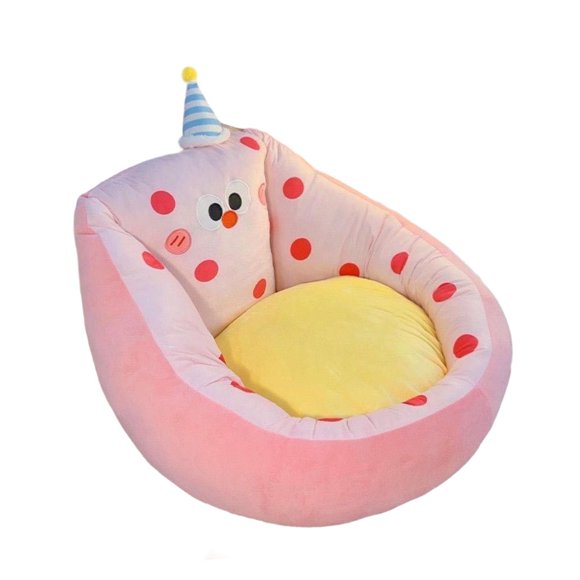 Shangren Coussin de Chaise Mignon Doux Drôle Coussin de Siège Rembourré pour Salle de Jeux Salon pour Rose