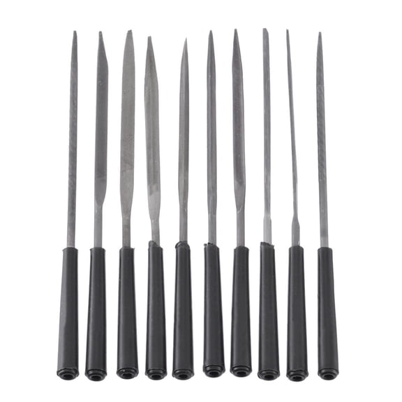 10pcs Assorted Needles Files Set Jewelry Diamond Glass Stone Wood Carving Tool Mini Needle File Set for Hand Tools Mayitr