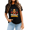 thumbnail image 2 of Gingershred Funny Gingerbread Man Gym Bodybuilding Christmas T-Shirt Men and Women, 2 of 4