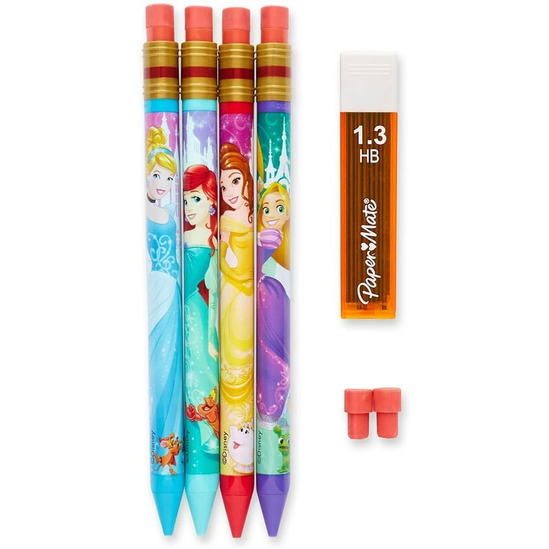 Paper Mate Mates Disney Princess Mechanical Pencil, 4-Pack