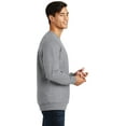 thumbnail image 3 of Port & Co Adult Male Men Plain Long Sleeves Sweatshirt Athl Heather 2X-Large, 3 of 6