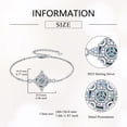 thumbnail image 5 of Witches Knot Bracelet S925 Sterling Silver nudo de bruja Witch Knot Bracelet Triquetra Protection Jewelry Gifts for Women, 5 of 5