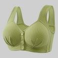 thumbnail image 2 of Fsqjgq Plus Size Front Closure Bras for Women Elderly Mother's Underwear Cotton Bralettes Full Coverage Push Up Sports Bra Comfort Soft Everyday Bras 50, 2 of 4