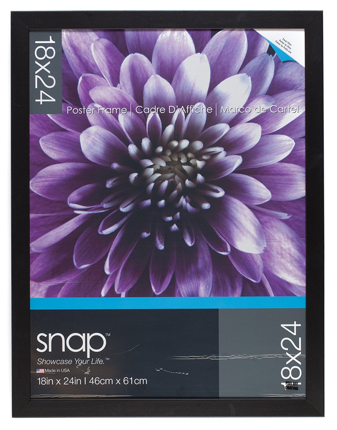 Pinnacle 18 Inch By 24 Square Poster Frame Black Com