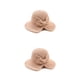thumbnail image 2 of Sombrero de paja de verano Sonducket para mujer sombreros para el sol de ala ancha flexibles Con lazo Caqui Negro Rosa Naranja Marrón Beige, 2 of 6