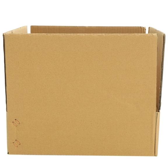 IBASETOY Cardboard Organizer Corrugated Paper Box Khaki Storage 1Set