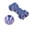 Purple, variant on Oodles Durable Textured Rubber Ball and Bone Dog Toy Set, Purple, One Size