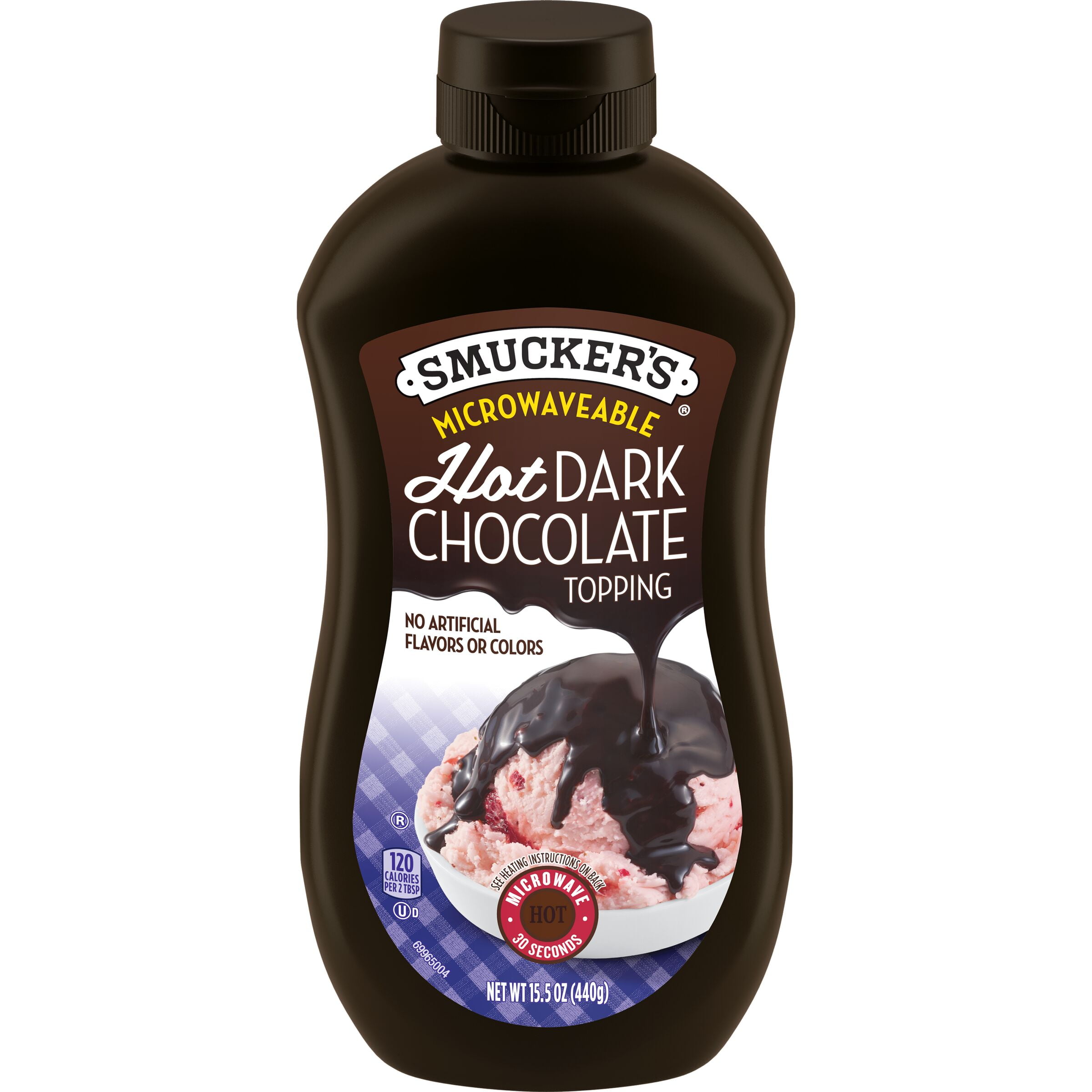 Smucker's Hot Dark Chocolate Topping, 15.5 Ounces, Microwavable Squeeze
