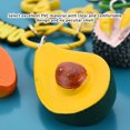 thumbnail image 4 of destyer Keychain Cute Fruit Shape Portable Door Car Key Holder Portable Schoolbag Backpack Handbag Keyring Pendant Woman Man Type 2, 4 of 8