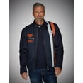 thumbnail image 3 of GrandPrix Originals Men's Roadmaster Cotton Jacket - Navy/Sand, 3 of 5