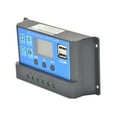 HMPEAIIY Solar Panel Regulator Charge Controller USB 10A/20A/30A 12V