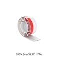 thumbnail image 3 of Gumesh Door Draft Stopper Under Door Draft Blocker Insulator Doors Sweep Weather Stripping Noise Stopper Sheets, Rolls & Strips Strong Adhesive, White, 3 of 6