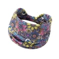 thumbnail image 4 of Diadema ancha para mujer, elástica, absorbente del sudor, antideslizante, banda para el sudor de uso rápido Estilo D, 4 of 9