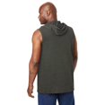 thumbnail image 4 of KingSize Men's Big & Tall Lightweight Muscle Hoodie Tee, 4 of 6