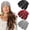 Elegant Color, variant on 3 Pcs Crochet Slouchy Beanie Hat Women Handmade Knit Floral Summer Skull Cap Stretchy Lightweight Cotton Cutout