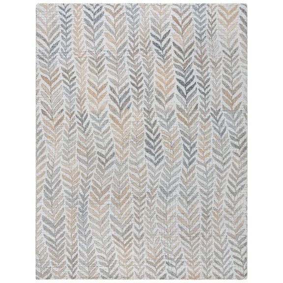 SAFAVIEH Renewal Dennis Chevron Area Rug, Beige/Gray, 8' x 10'